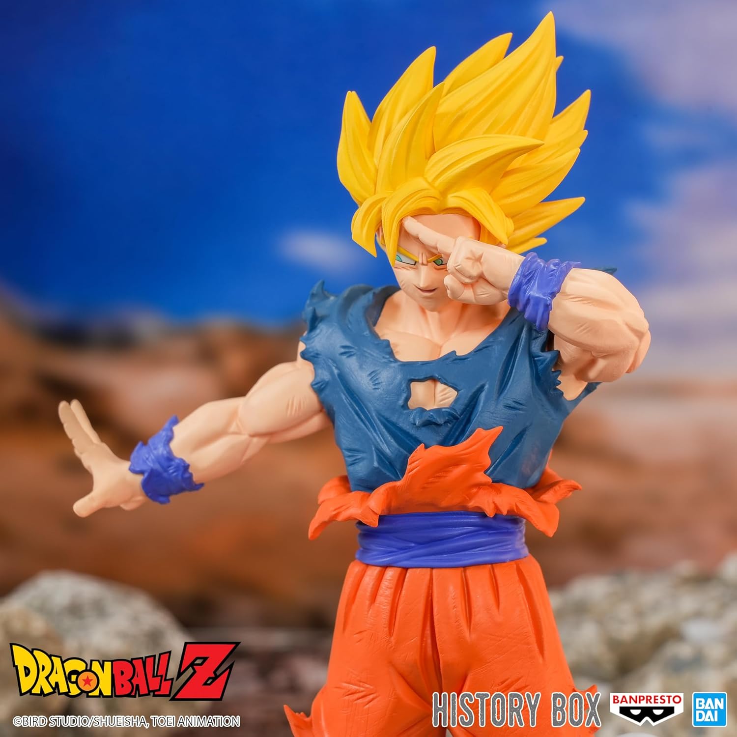 Figura Banpresto Dragon Ball Z History Box Vol.9 SS Goku - Imagen 8