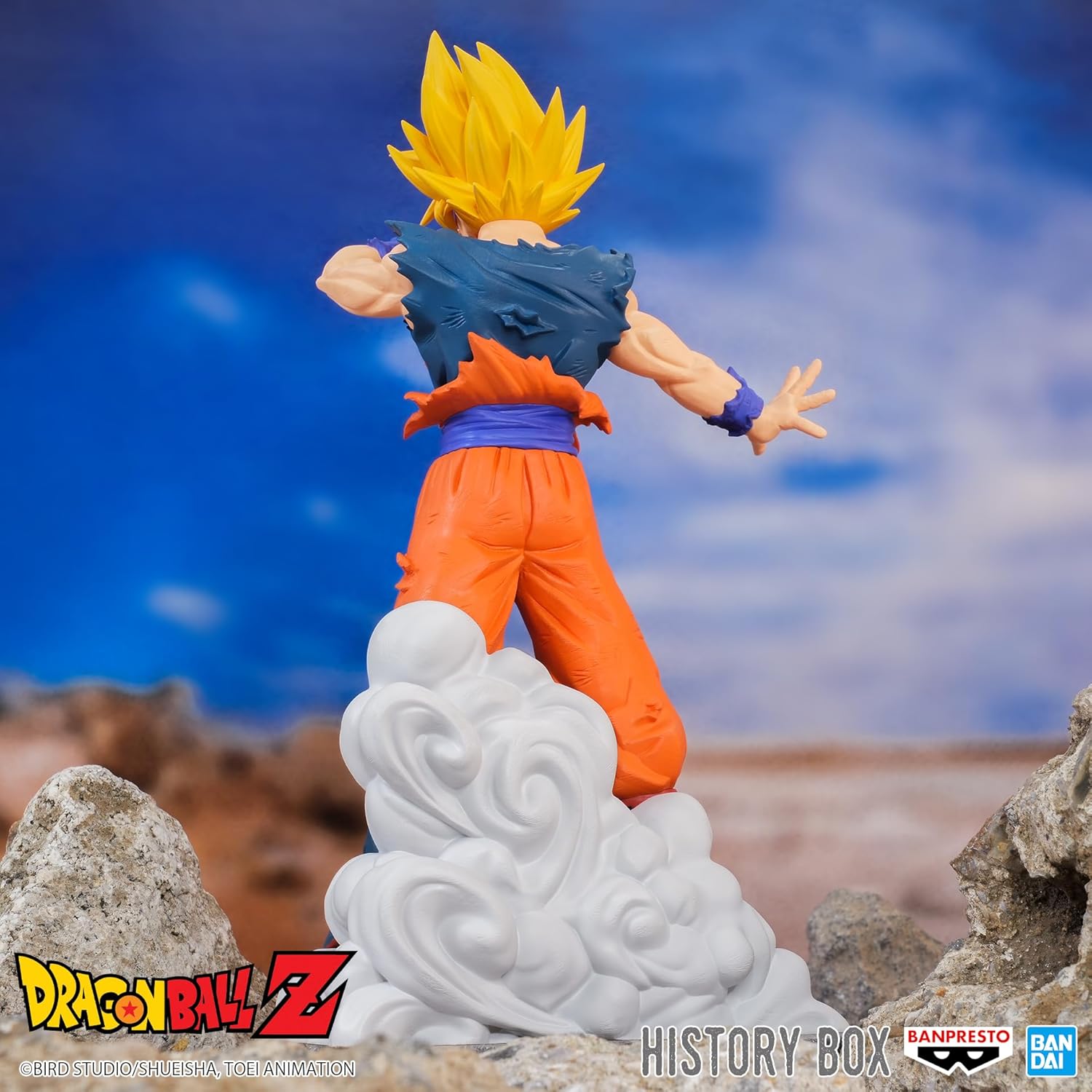 Figura Banpresto Dragon Ball Z History Box Vol.9 SS Goku - Imagen 7
