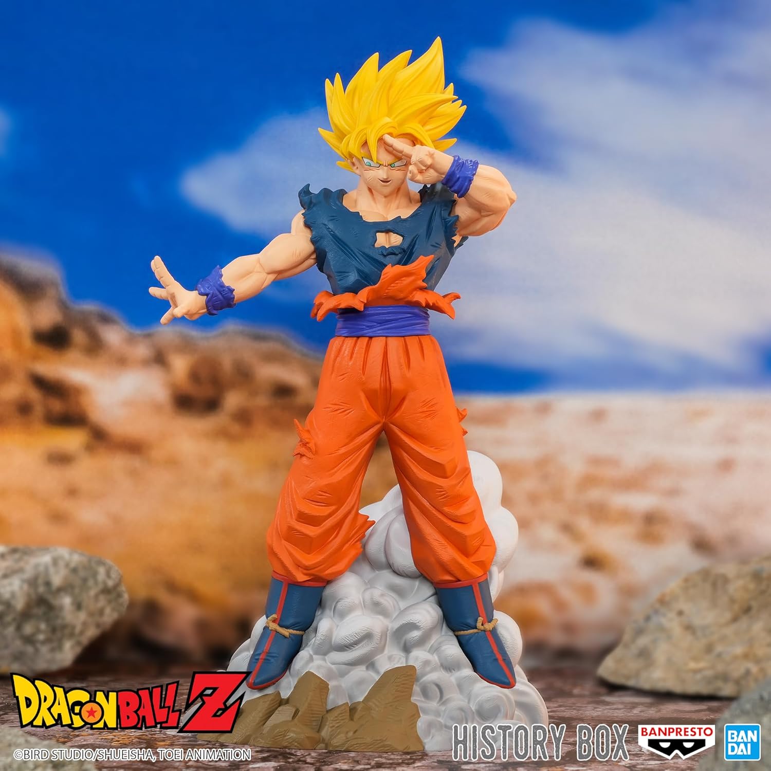 Figura Banpresto Dragon Ball Z History Box Vol.9 SS Goku - Imagen 2