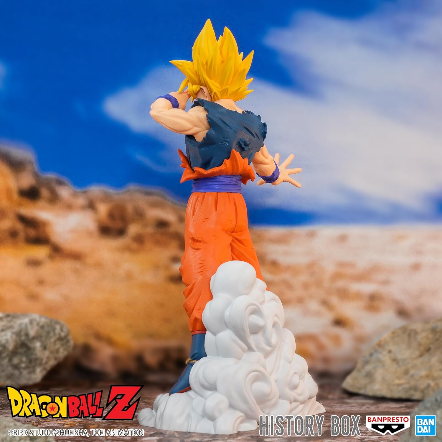 Figura Banpresto Dragon Ball Z History Box Vol.9 SS Goku - Imagen 4