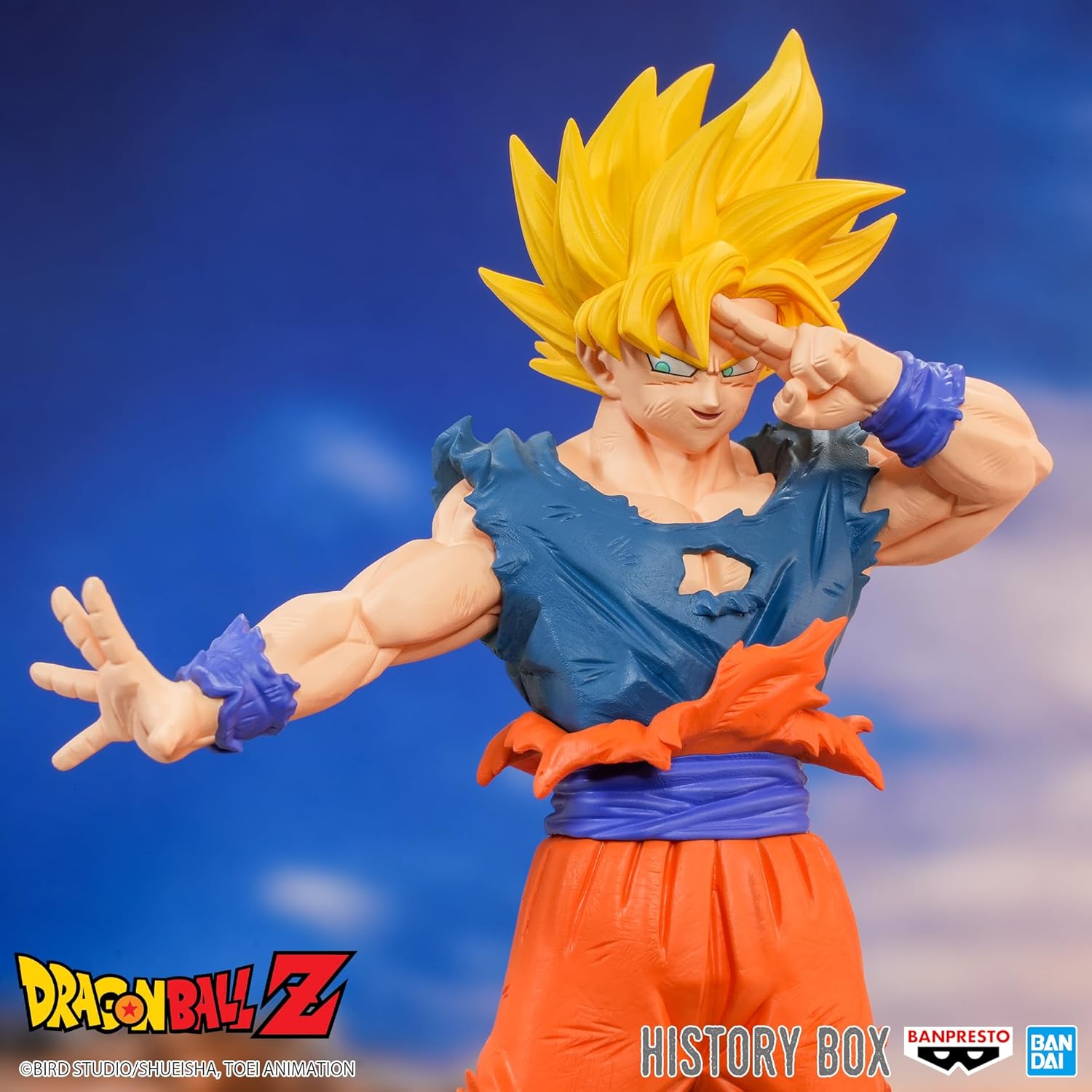 Figura Banpresto Dragon Ball Z History Box Vol.9 SS Goku - Imagen 5